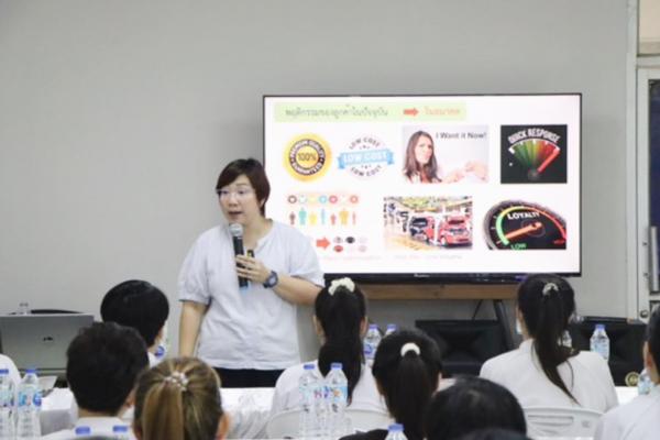 ภาพบรรยากาศการจัดฝึกอบรม  UNISERV CMU   โครงการฝึกอบรม   หลักสูตร เทคนิคการแก้ไขปัญหาด้วย QCC  ดำเนินการให้กับ บริษัท ไทย-นิจิ อินดัสทรี จำกัด