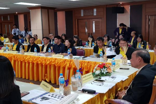 ร่วมประชุมเครือข่ายและสัมมนาวิชาการเพื่อความร่วมมือด้านการบริการวิชาการ ภายใต้เครือข่ายบริการวิชาการ สถาบันอุดมศึกษาไทย” ครั้งที่ 1