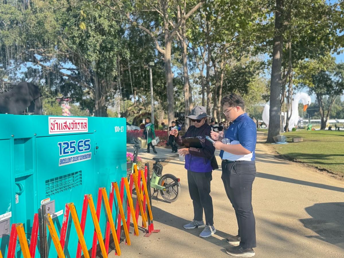 UNISERV ลงพื้นที่เก็บข้อมูลประเมินความเป็นกลางทางคาร์บอน (CNE) ในงานCHARMING Chiang Mai Flower Festival 2026 THE WORLD HERITAGE OF LANNA