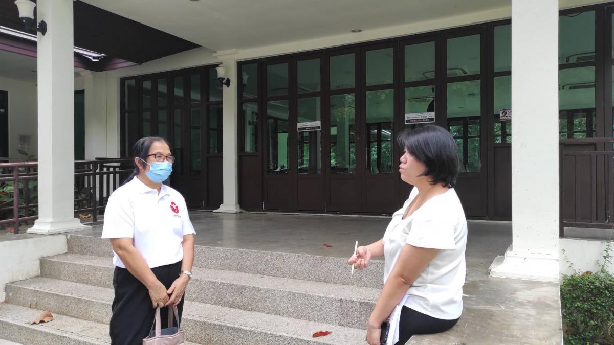 ดูสถานที่เตรียมจัดบริการงานเลี้ยงให้กับ School of Public Policy (SPP)