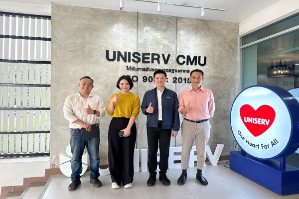 UNISERV ร่วมพูดคุยให้คำปรึกษา และให้การดูงาน นักธุรกิจ BNI Chaper “Believe”